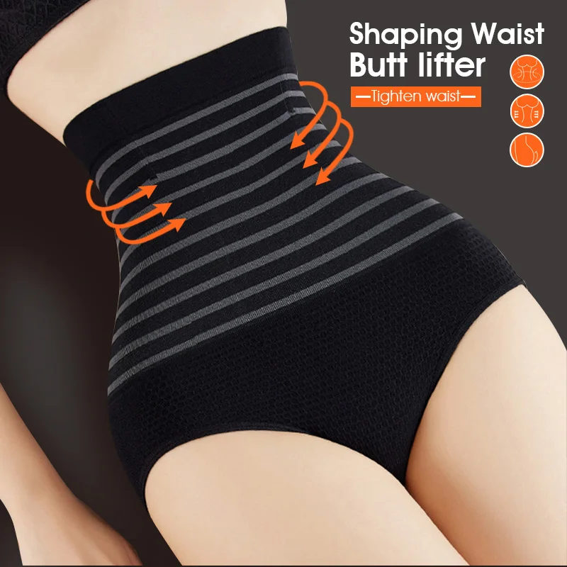 

High Waist Underwear Shaping Tummy Control Shapewear Belly Band Body Wrap Bondage Corset Girdle Postpartum Butt Lifter Panties