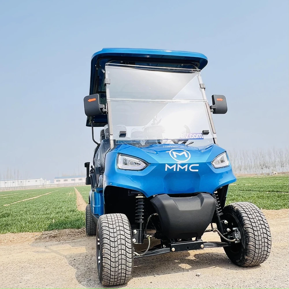 Mmc Oem Odm Ad Alta Velocità Motore A Corrente Alternata Golf Buggy Carrello Elettrico 6 Passeggeri Fuoristrada Golf Utility Vehicle Golf Cart