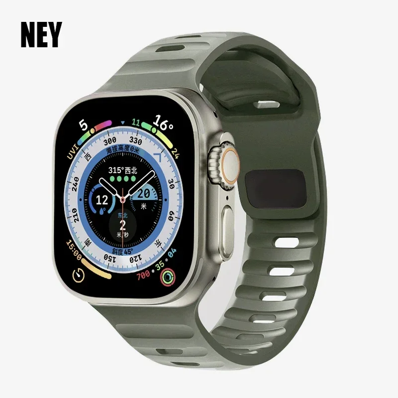 Silicone Sport Band for Apple Watch – Premium Fitness Strap Bracelet