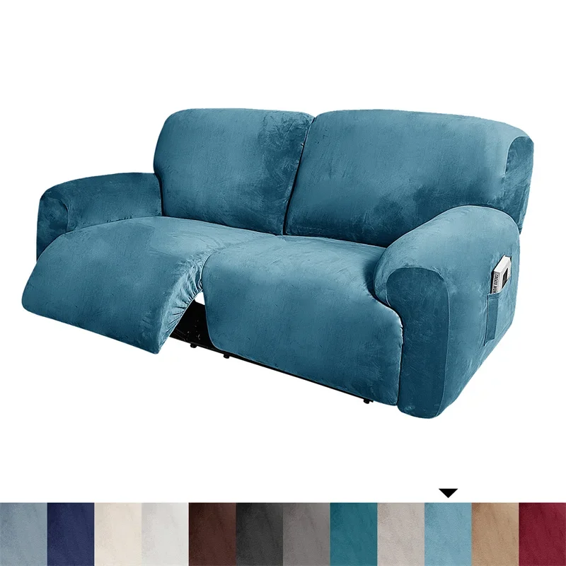 

Чехол для 2-х местного кресла, эластичный Бархатный Чехол для кресла, шезлонга, кресла, защитный чехол для мебели в гостиной