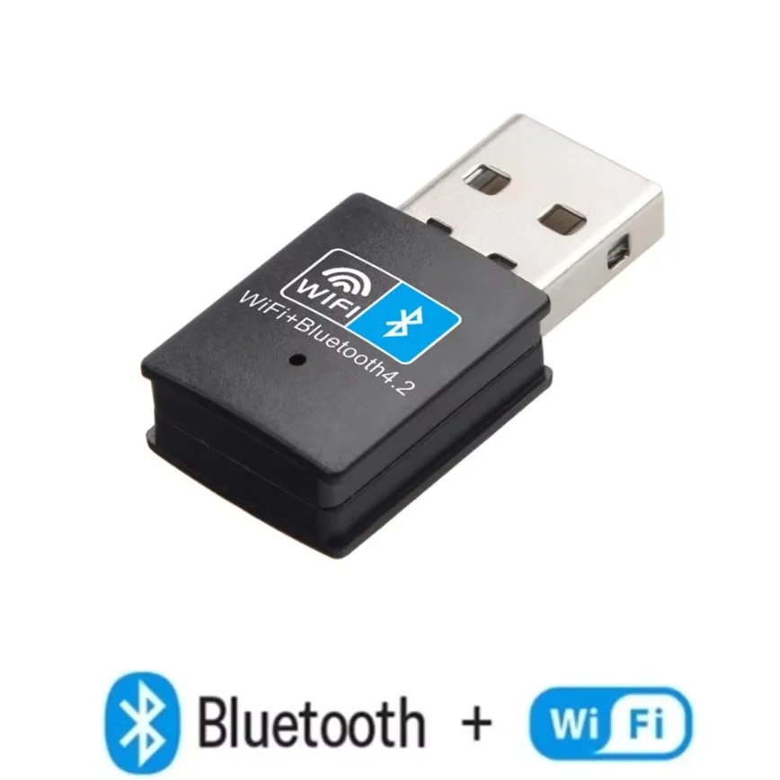 ตัวเลือกสินค้า USB Wi-Fi 2.4GHz บลูทูธ 2-in-1 สำหรับมือถือและโน้ตบุ๊ก