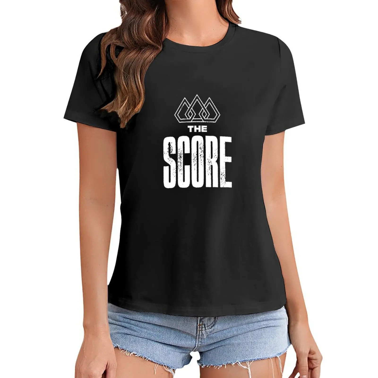 

The score T-Shirt graphics lady clothes cute clothes Womens graphic t shirts