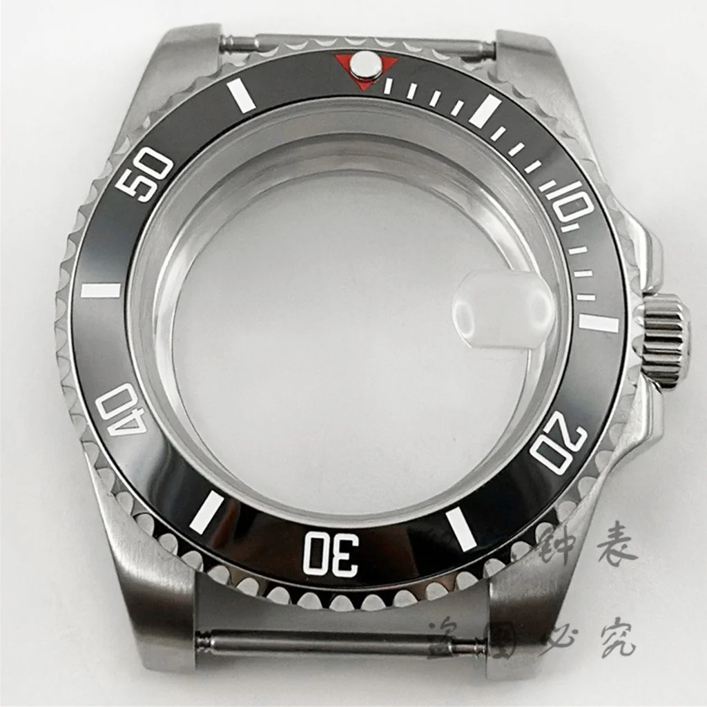 Deep Blue Bezel 40MM Diver Watch Case with Waterproof Sapphire Crystal