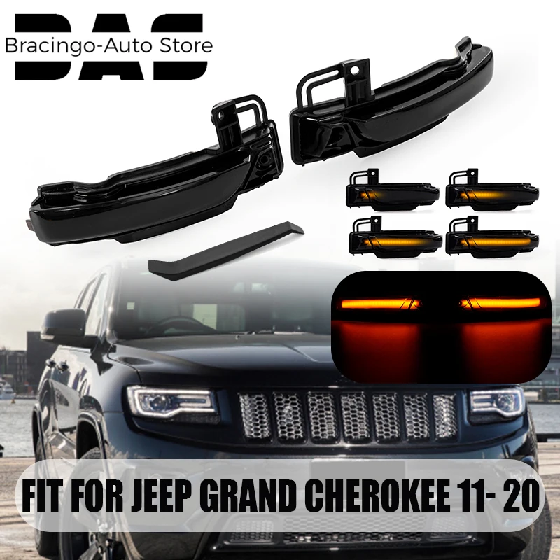 

2 шт., динамический сигнал поворота для Jeep Grand Cherokee WK2 2011-2020