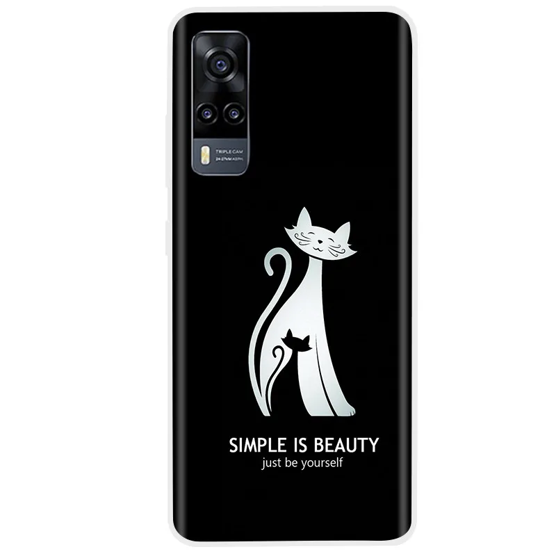 Phone Case For Vivo Y31 Case Vivo Y31 Cover Soft Tpu Silicone Phone Case For Y53S 4G V2036 Back Cover Coque Funda Bumper Etui phone case phone protector cover