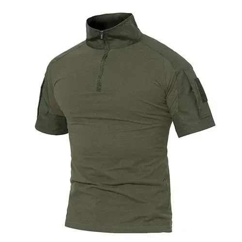 Sport T Shirt Tactical T-Shirts Men Sport Outdoor Tee Quick Dry Short Sleeve Shirt Hiking Hunting Combat Men Clothing Breathable