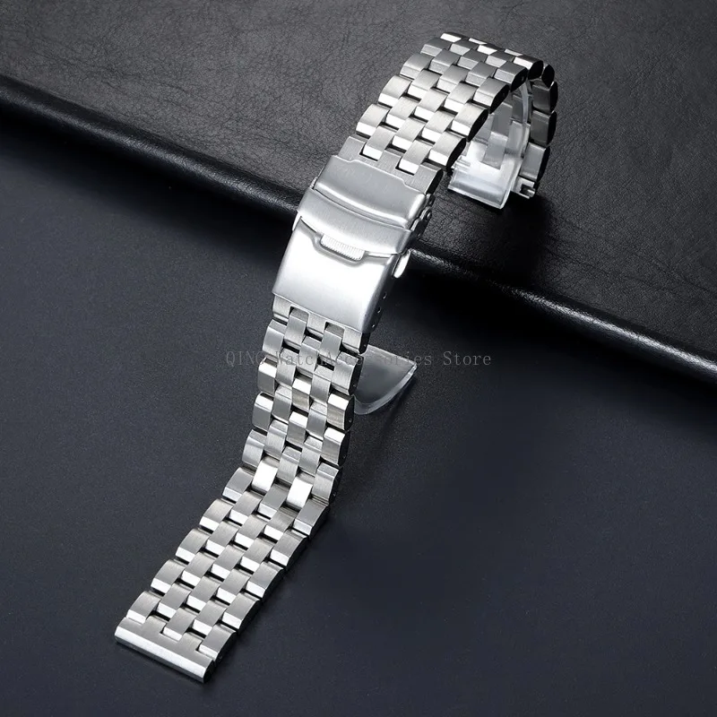 Stainless Steel Universal Watchband Strap - Unisex Metal Bracelet Replacement