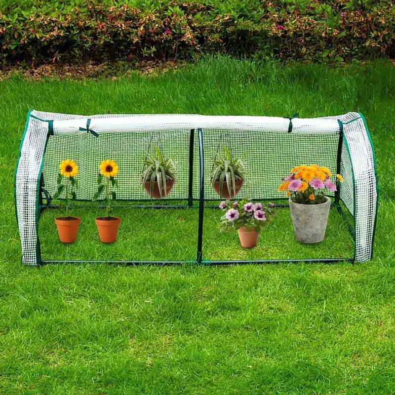 PortableGreenhouseCoverGardenPlantShelterPolytunnelGreenHouse