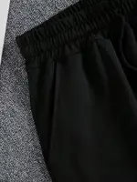 Plus size Women Shorts Summer High Elastic Lace Up Drawstring Wide Leg Sweat Fitness Running Shorts Loose Casual Sports Pants - Image 5