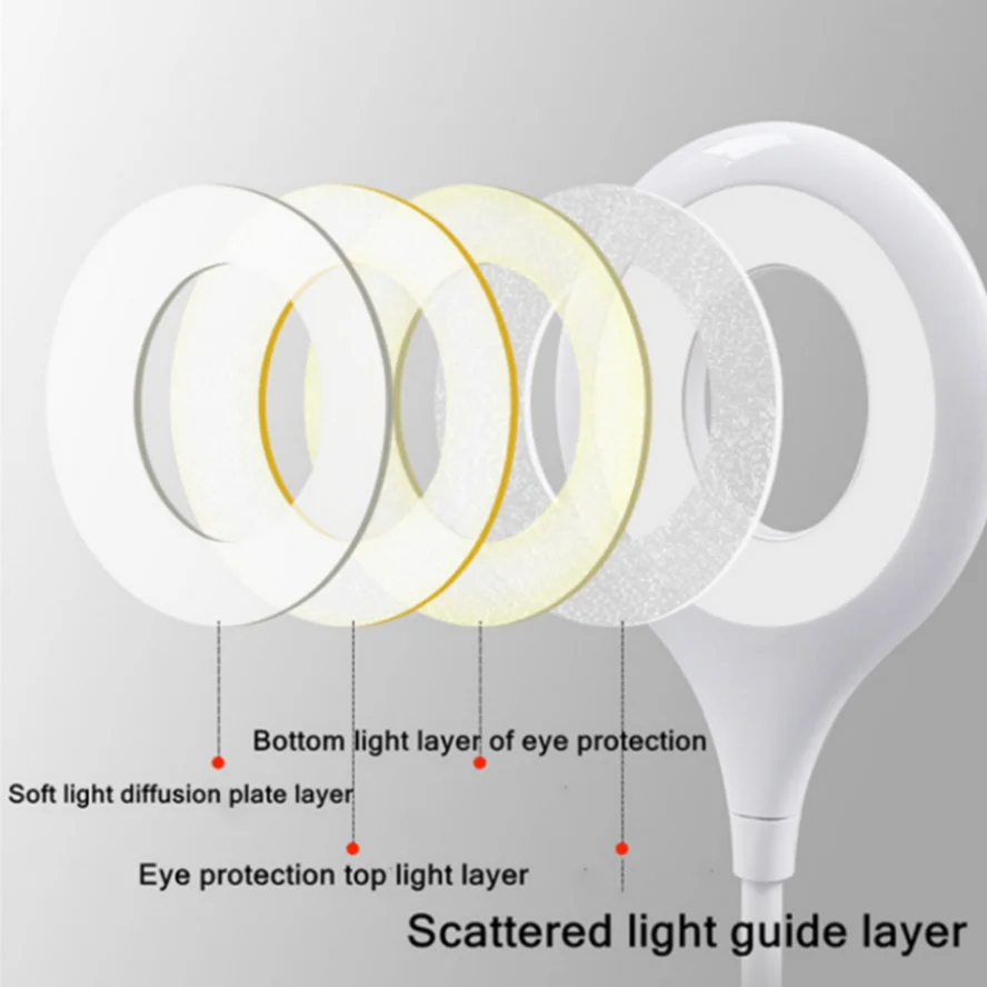 Mini LED Light Desk Lamp Night Light Portable Mini USB LED Light Eye Care Table Desk Lamp For Power Bank Camping PC Laptops Book Night Lighting Furniture supplies