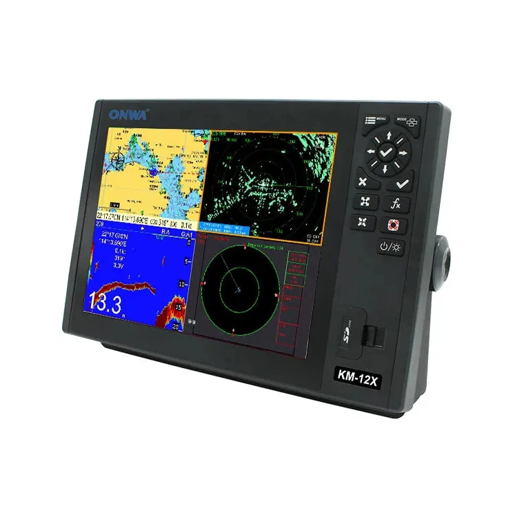 KM-12X 5 In 1 Marine Radar With Ais And Fish Finder