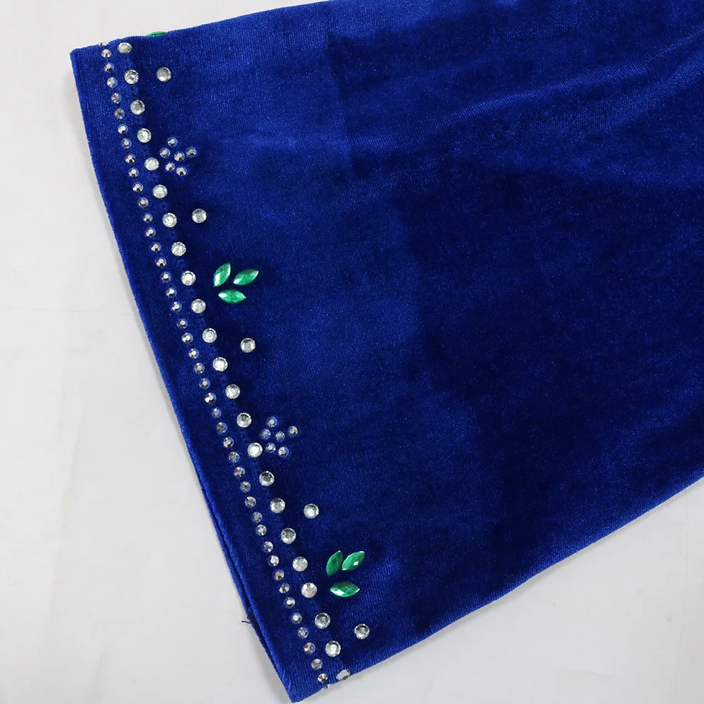 فساتين عيد رمضان للنساء المسلمات عباية ماسية مخملية للحفلات فستان طويل حزام المغرب قفطان فيستدوس دبي تركيا رداء جلابية