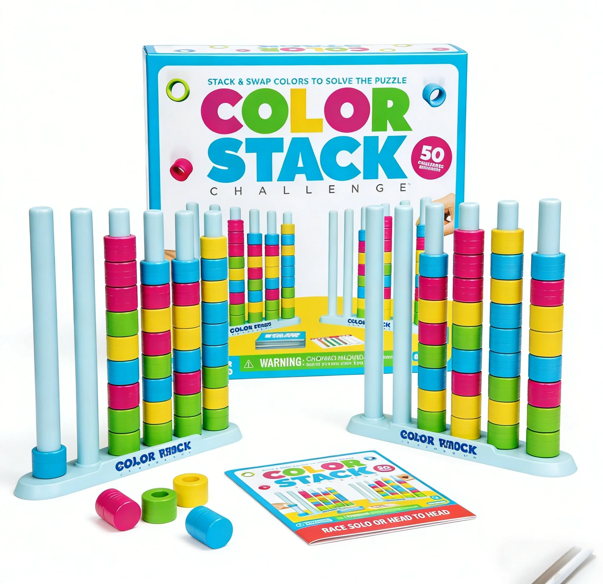 색상 분류 및 논리적 추론 퍼즐 보드 게임으로 논리적 사고력을 훈련합니다. 파..