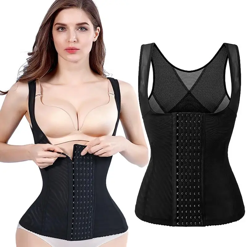 

Women Waist Trainer Push Up Vest Tummy Belly Girdle Body Shaper control Waist Cincher Corset Vest Shapewear Slimming Sheath Belt