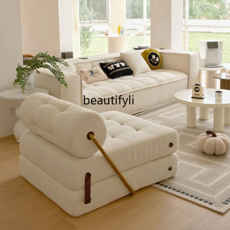 

Furniture/Lambswool Tofu Block Fried Glutinous Rice Cake Stuffed with Bean Paste Balcony Sofa Bed Nine-Tier Cake Sofa