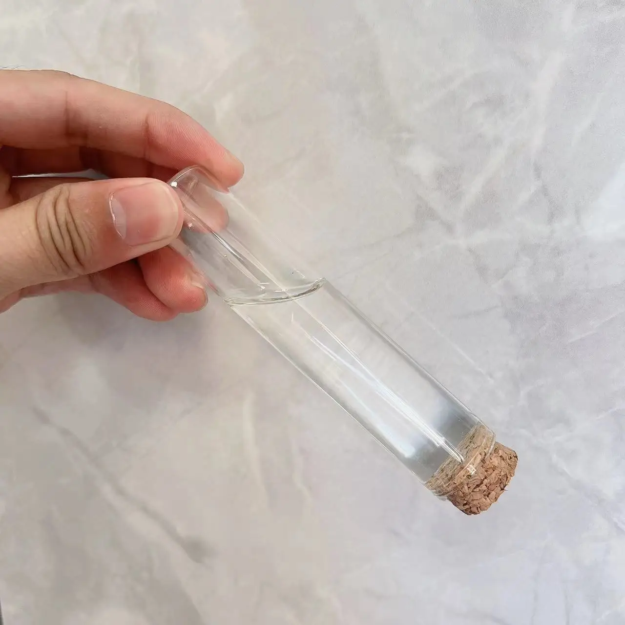 48 Pcs Glass Bottle 17*22*100mm Small Glass Test Tube with Cork Stopper Dragees Jars Bottles Wedding Gift