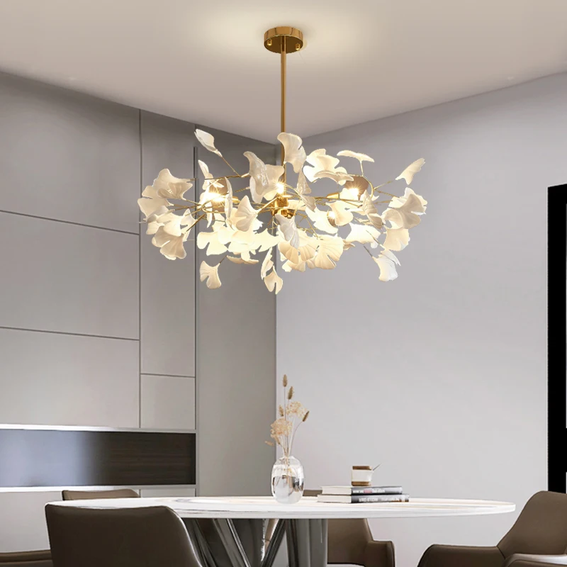 Nordic Ceramic LED Chandelier Living Dining Room Decoration Light For LED Chandelier Pendant Decor Light