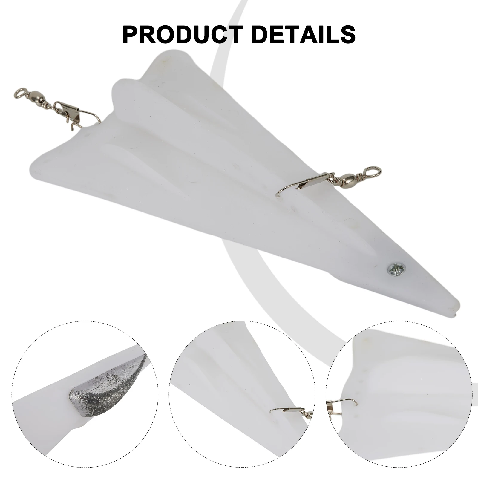 Enhanced Durability for Long lasting Fishing Artificial Weight Sea Fishing Rigging Swivel Trolling Diver Planner