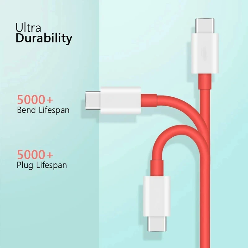 PD 65W USB-C to USB-C Super Fast Charging Data Cable - Quick Charger Wire