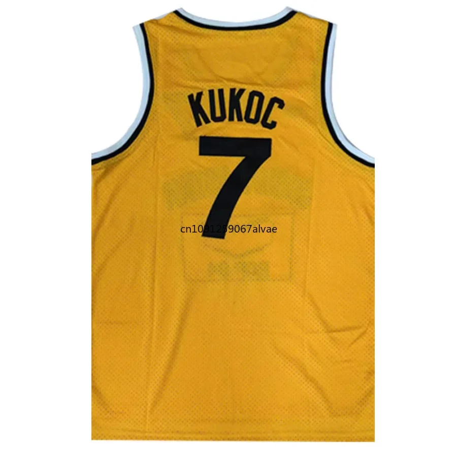 Toni Kukoc Jersey 7 Croatia JUGOPLASTIKA Basketball Jerseys Sport Shirt All Stitched Mens Us Size S-3XL
