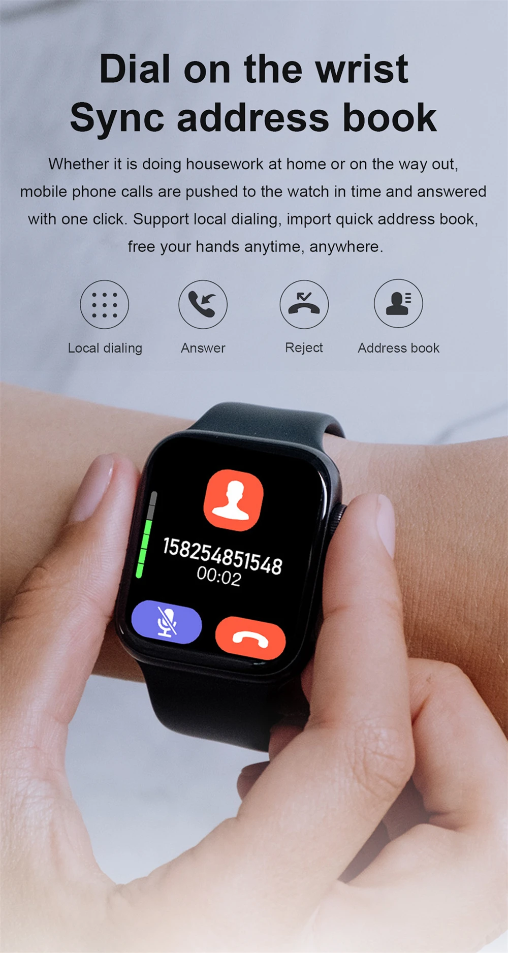 2022 M SEVEN Max 1.92" Sport Smartwatch Men Series 7 Bluetooth Call NFC Wireless Charger Women Fitness Smart Watch PK W27 X8 Pro