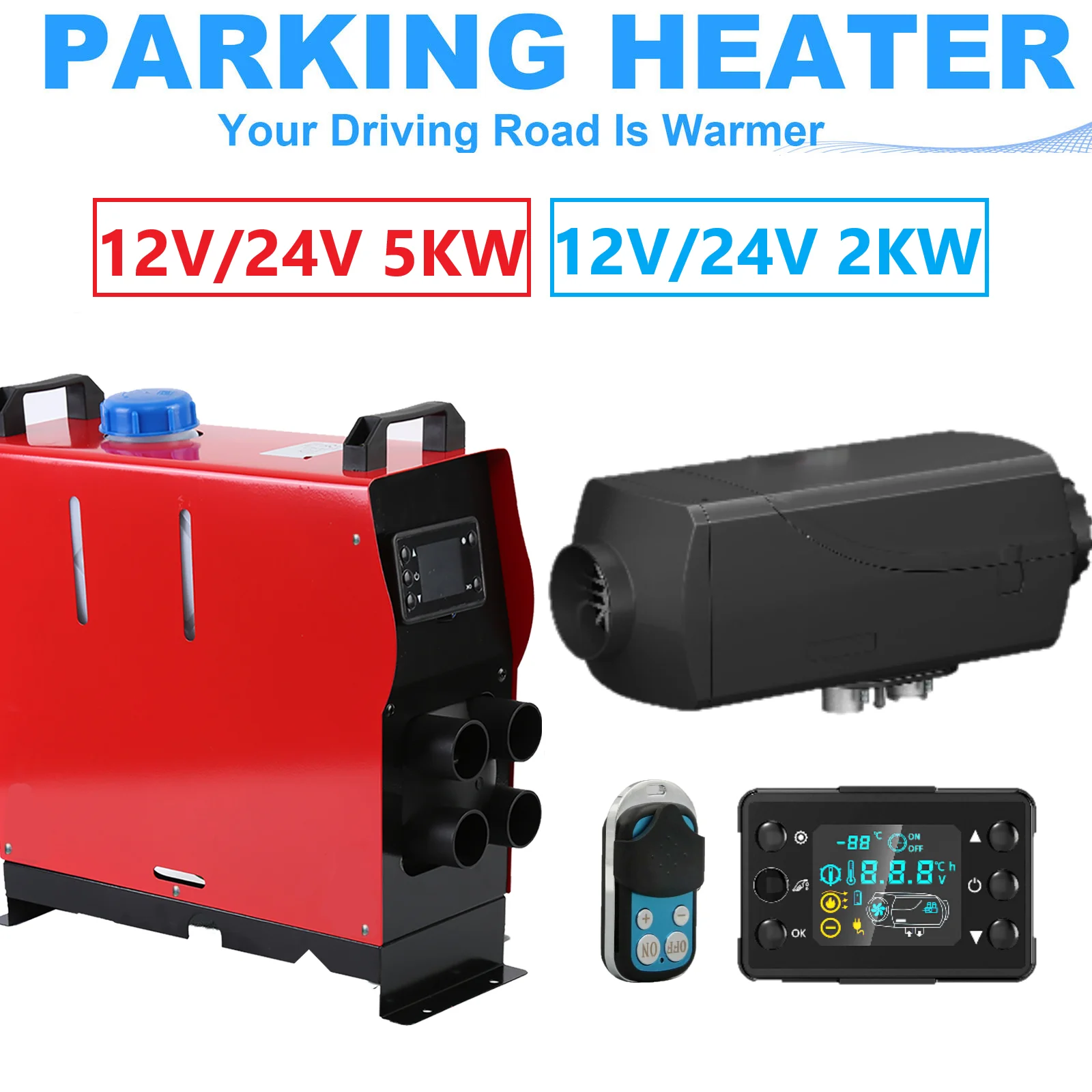 Ogrzewanie postojowe 5KW za $84.64 / ~337zł Ogrzewanie postojowe 5KW za $84.64 / ~337zł