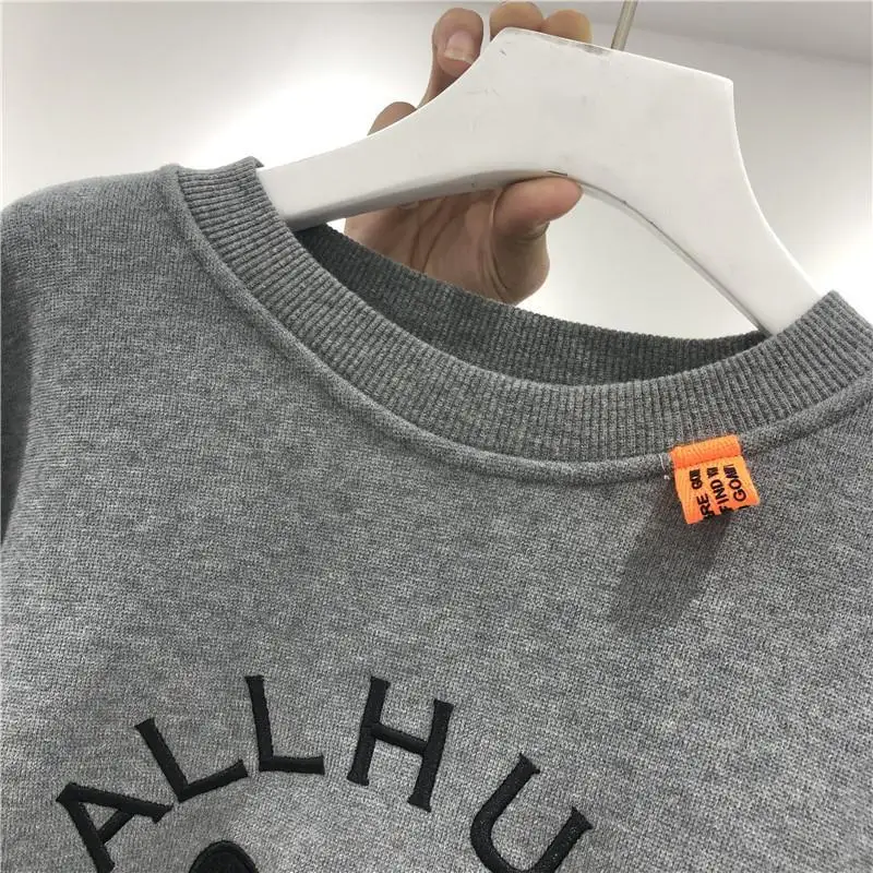 Hoodie Women Autumn Bear Printed Patchwork Designer Clothes Fleece Lined Loose Oversize Clothes Women Crewneck Top Pullover