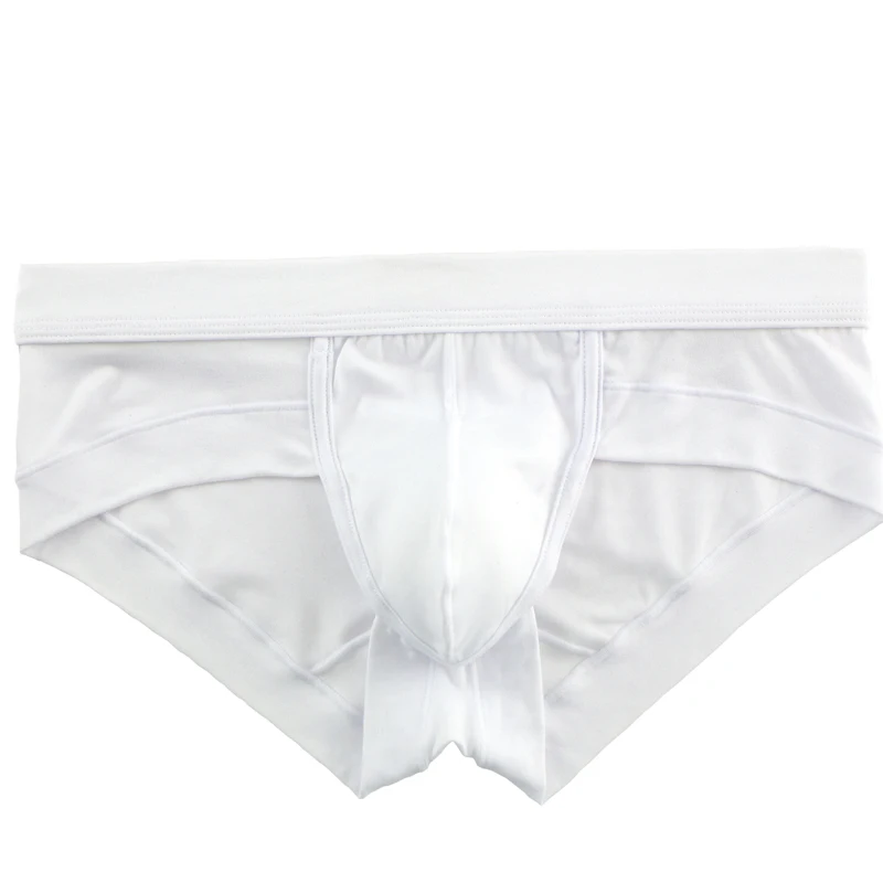 Men Underwear Fat Man plus Size Cotton U-convex Briefs Trendy Shorts Low-waisted Fashionable Pants Breathable Anti-stu