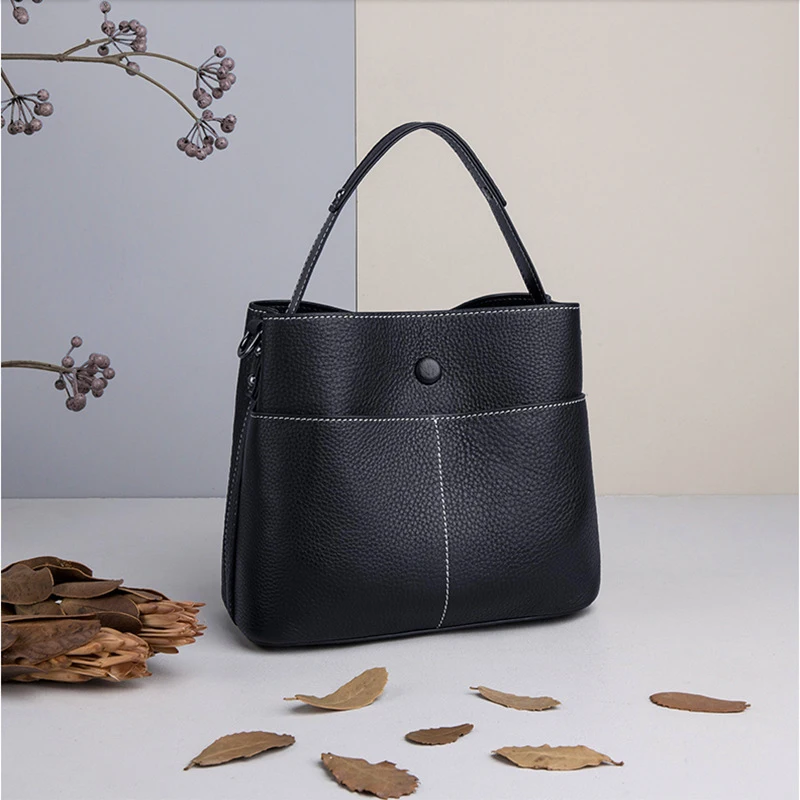 Single shoulder messenger bag handbag Women's leather cow leather