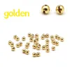 Hot sale Tungsten Slotted Beads 50PCS 1.5-5.5mm Fly Fishing Trout Perch Panfish Hook DIY Fly Tying Material 2