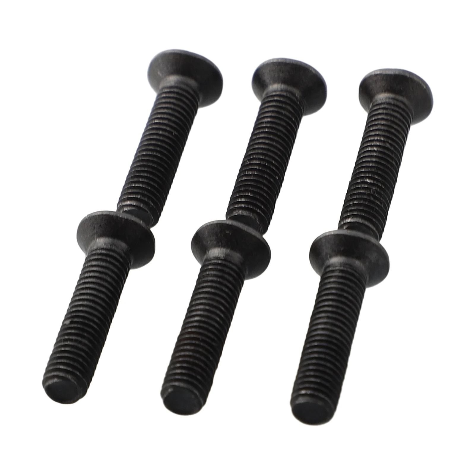6pcs Fixed Screw Drill Bit Chuck Handle Conversion Screw Electric Drill Replacement Countersunk Screw M5/M6 22mm Black Hand Tool 6pcs fixed screw drill bit chuck handle adapter conversion screw electric drill replacement countersunk screw for m5 m6 22mm