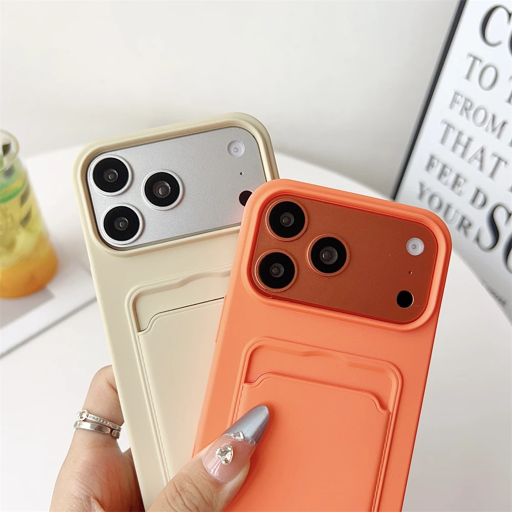 Enhanced Silicone Card Holder Phone Case with Crossbody Lanyard and Fall Prevention Cover