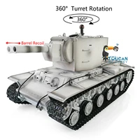 HENG LONG 1/16 7.0 Plastic Soviet KV-2 Heavy RTR RC Tank Gigant 3949 360° Turret Remote Control Car Boys for Toys TH20012-SMT4 1