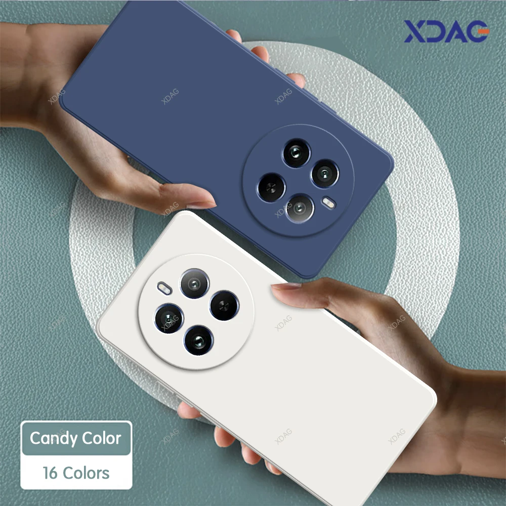 Minimalist Silicone Phone Case - Soft Straight Edge Back Cover