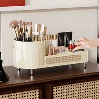 Dresser desktop rotatable multifunctional cosmetic storage box 2
