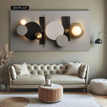 Abstract Geometric Canvas Print 1
