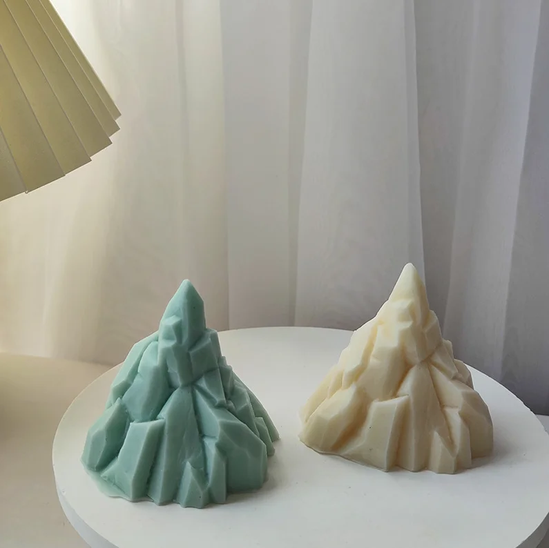 

SZ557 Snow Ice Mountain Candle Soap Silicone Mold DIY Mousse Cake Baking Mould