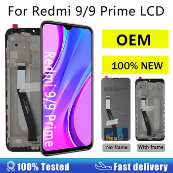 6.53" OEM Size Display For Redmi 9 Prime LCD Touch Screen Digitizer For Redmi 9 LCD Display M2004J19G M2004J19C M2004J19PI