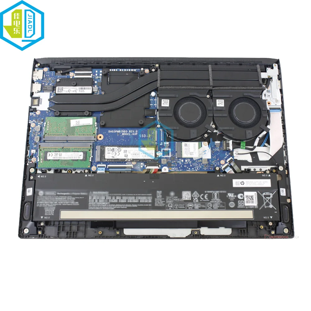 Ventilador de Refrigeração Cpu Portátil Refrigerador para hp Victus 15-fa Tpn-q278 Q279 15-fa000 0031dx 15-fa0022tx Nd85c2621j19 N13304001 N17902-001 - Imagem 3