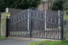 China Professional Iron Gates Wrought Iron Gate Double Door Iron Gates 6