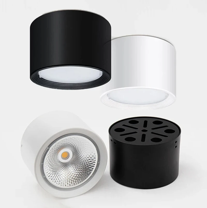 

Surface Mounted Tube Light Circular LED Spotlight Shopping Mall Clothing Store Living Room Balcony Foyer Indoor Ceiling Light