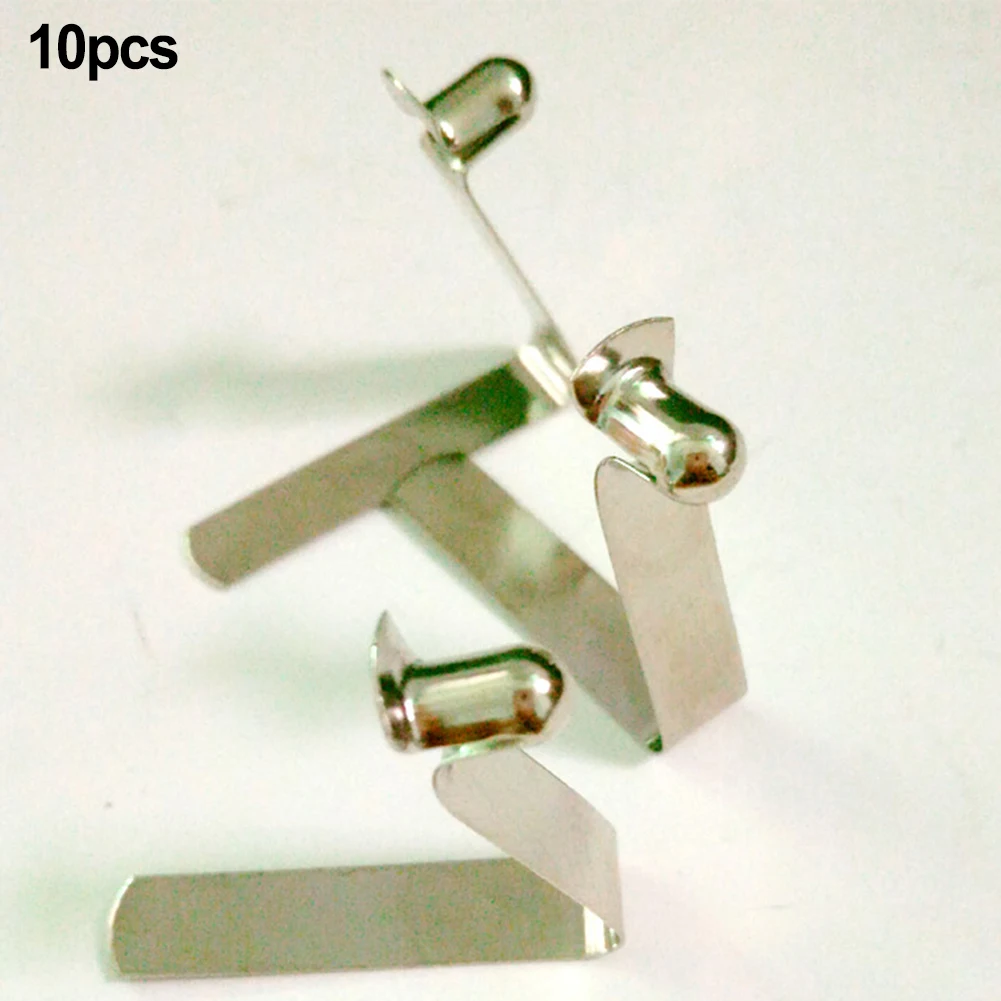 10pcs Spring Clip Locking Tube Pin Push Clip For Tent Pole Push Button Spring Snap Clips Inflatable Boat Marine Kayak 6mm manufacturer stainless steel 316 solid dual head flat metal tube v shape 6 8mm kayak paddle spring button clips