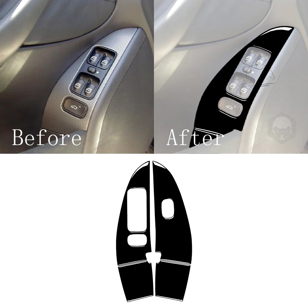 

Наклейка на панель переключателя автомобильного интерьера, для Benz C Class W203 2005 2006 2007