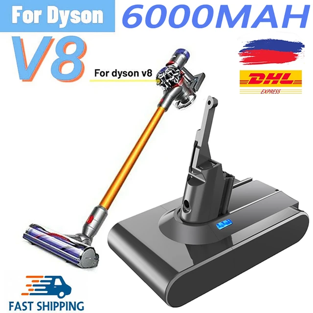 6000mAh 21.6V V8 Batterie Pour Dyson V8 Batteries Absolute V8 Animal Li-ion