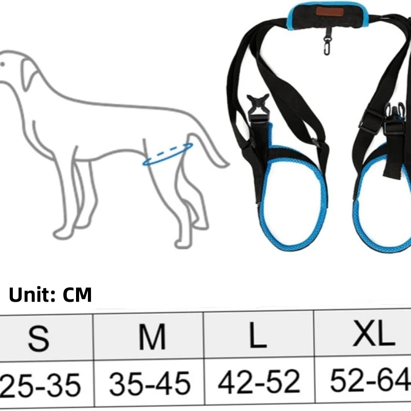 Dog Support Harness for Old Dogs with Back Legs Issues