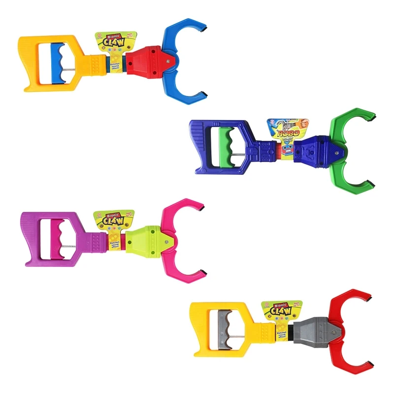 

11in Toy Robot Arm Portable Hand Grab Handle Sand Play Toy for Preschool Age 3+