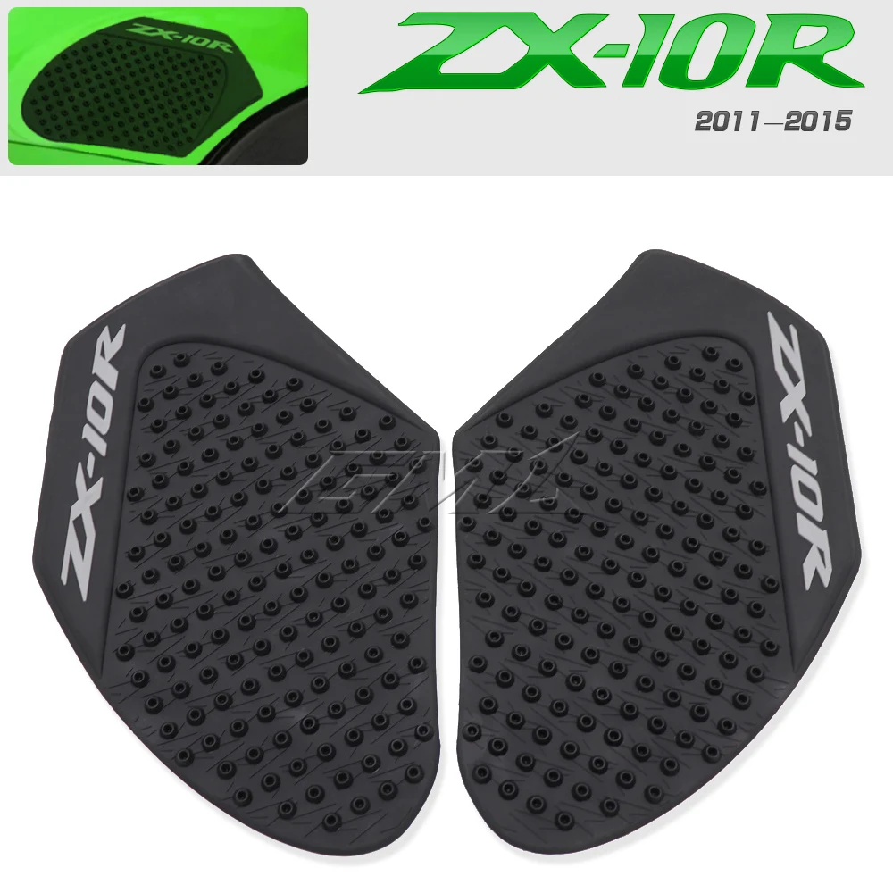 

Наклейки на бак для мотоцикла Kawasaki ZX-10R 2011-2015, противоскользящие наклейки на колено для топливного бака, защитные наклейки