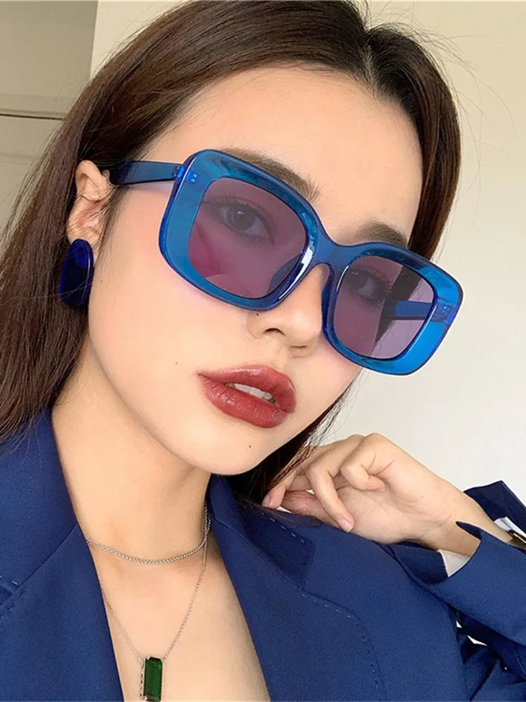 Fashion Brand Designer Oversized Square Sunglasses Women For Men Vintage  Mirror Shades Gradient Lens Metal Sun Glasses UV400 - AliExpress