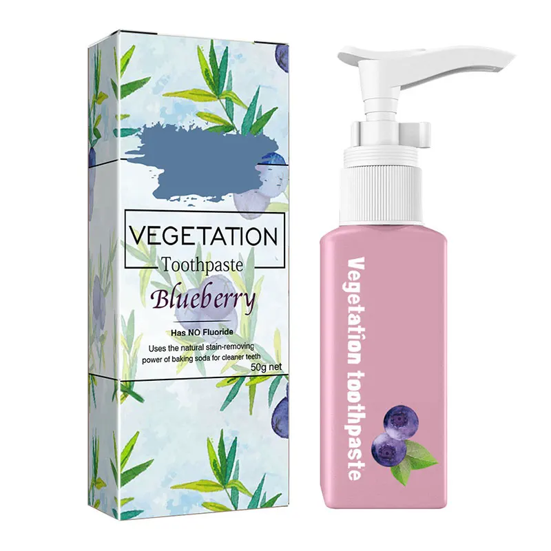 

50g Stain Removal Blueberry Toothpaste Whitening Toothpaste Fresh Breath Nourish The Mouth Toothpaste Tooth Cleaning Toothpaste