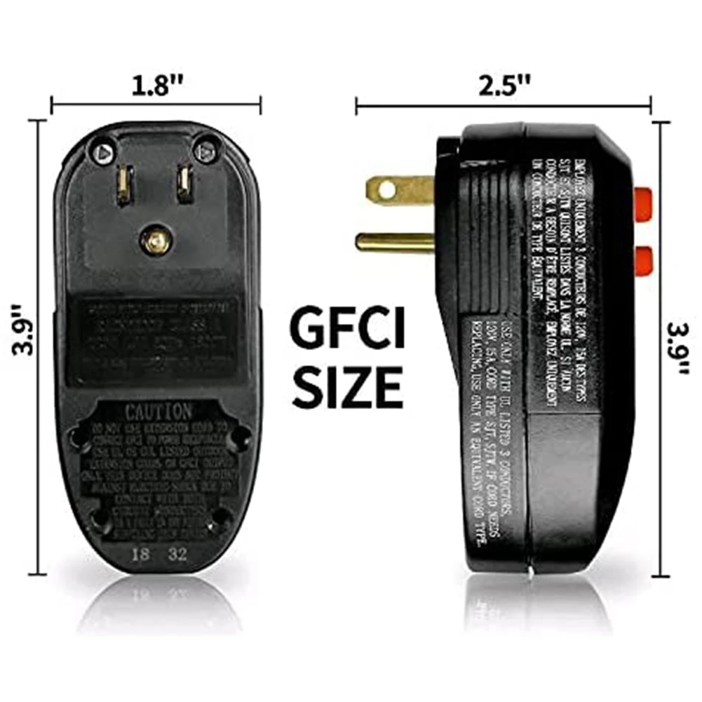 GFCI ü ÷ , 3  15A 3 ̾,   ȸ ܱ,  RCD ȣ ̱ ÷